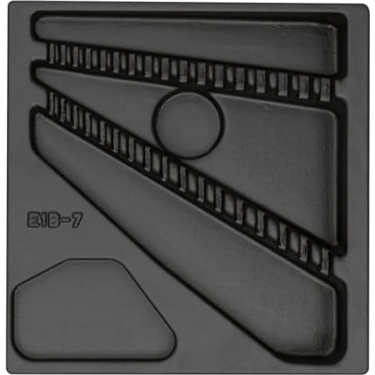 Gedore 1500 E-1B-7 l ES-Modul leer, schlagfester ABS-Kunststoff für Werkzeugwagen, Maße: 315 x 310 mm