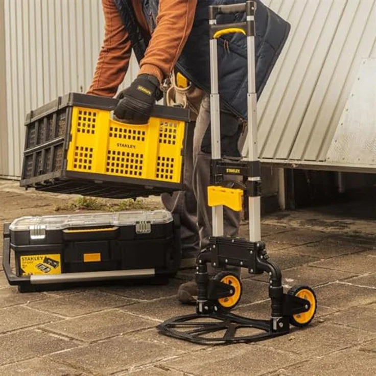 Stanley SXWTD-509, Transportwagen mit 60 kg Tragkraft, faltbar und leicht, 2 kg – Bild 12
