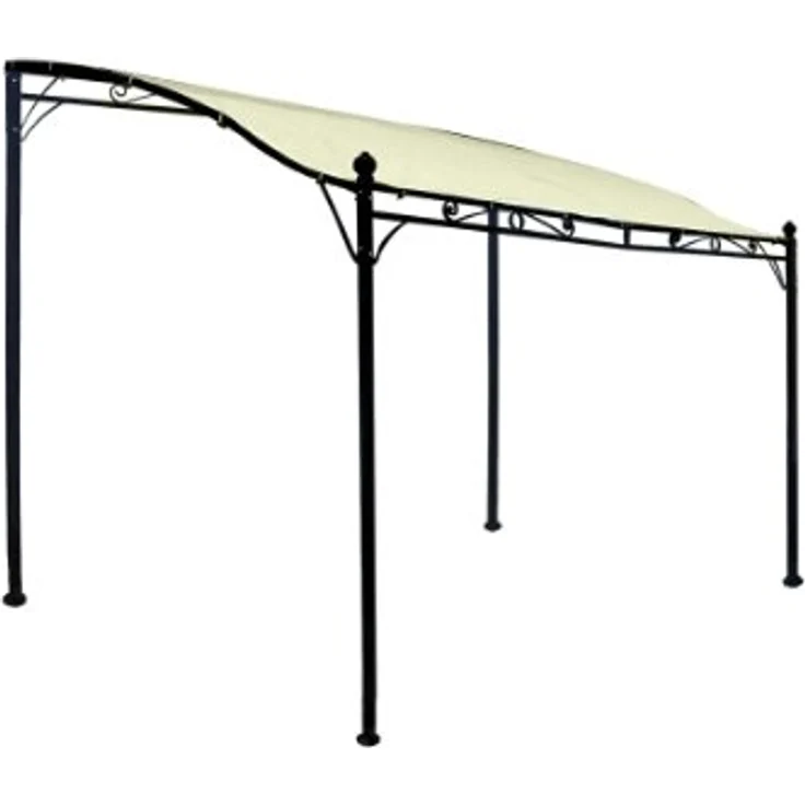 DEGAMO Pavillon-Ersatzdach MANTOVA, 300x250cm, PVC-beschichtet ecru – Bild 3