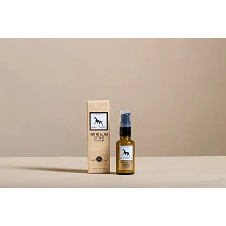 Wundsalbe für Hunde – natürlicher Balsam, mit Aloe Vera und pflanzlichen Ölen, regeneriert und lindert Juckreiz, mit Hyaluron und Zink, FIRST AID BALSAM von LILA LOVES IT, 30 ml – Bild 2