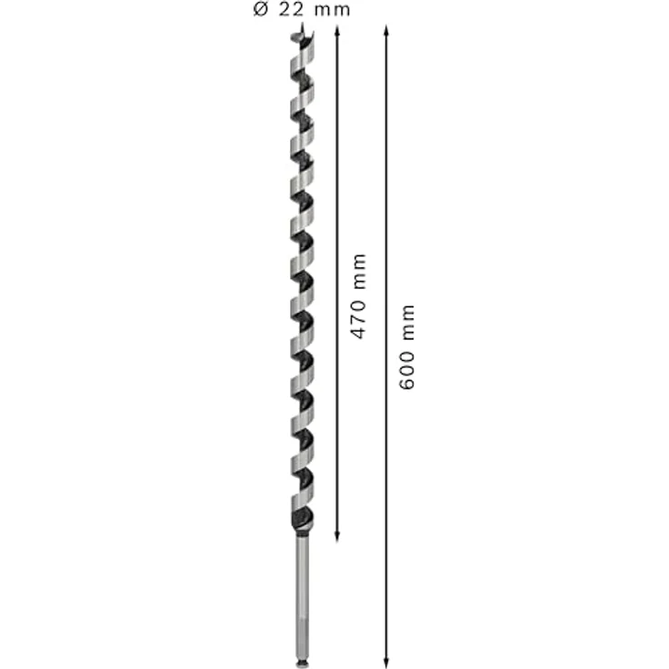 Bosch Professional Holzschlangenbohrer mit 1-4''-Sechskantschaft (Ø 22 mm) 2608585722 – Bild 3