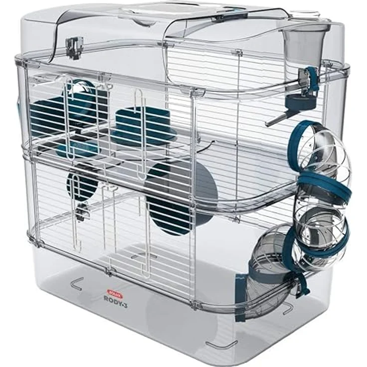 Zolux DUO RODY3 Blütenblatt. Blau, Gehege – Bild 5