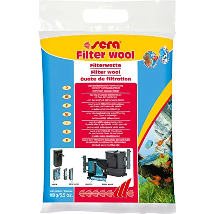 sera Filterwatte 100 g – Bild 2