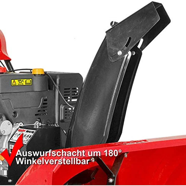 Hecht 9542 SQ, Benzin-Schneefräse mit 15 PS, Elektrostart, LED-Scheinwerfer, Griffheizung, 106 cm Arbeitsbreite, 51 cm Arbeitshöhe, 420 cm³, 15 m Wurfweite – Bild 3
