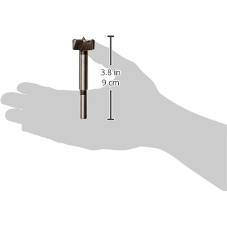 Fisch 40002500 Kunstbohrer D7483G, 25x60/90mm, Schaftdurchmesser 8mm, nachschärfbar bis zu 25x, Werkzeugstahl für Hart- und Weichholz – Bild 5