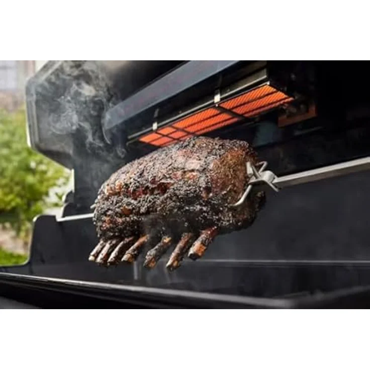 Weber Summit FS38X E, Smart Gasgrill mit 5 Brennern, Touchscreen und Smartphone-Steuerung, schwarz – Bild 6