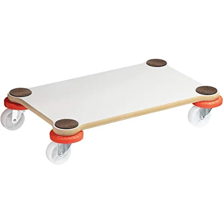 WAGNER Transportroller Möbelhund, Transporthilfe mit 200 kg Tragkraft, 52 x 32 x 10,5 cm, MDF mit Spezialbeschichtung, Anti-Rutsch-Pads, Schutzprotektoren, Made in Germany