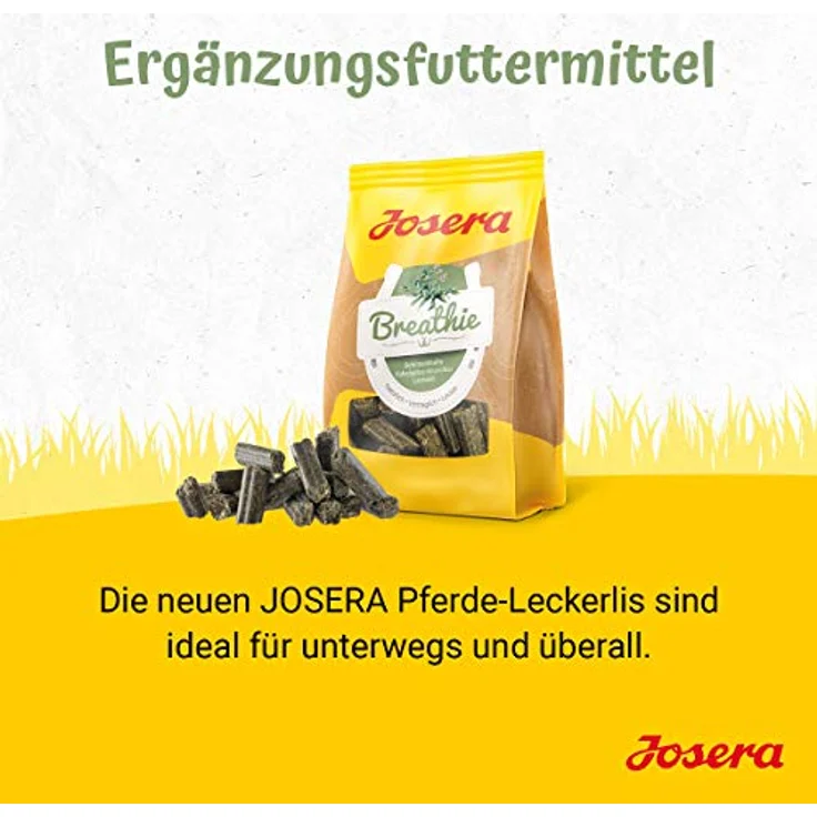 JOSERA Breathie - Pferdeleckerli (1 x 900 g) | schmackhafte Eukalyptus-Bronchial Pferdeleckerlis | die gesunde Belohnung | ausgewählte Kräutermischung | 1er Pack – Bild 4