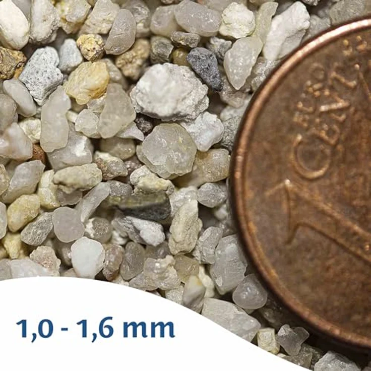 Min2C 25kg Filtersand Körnung 1.0-1.6mm Poolfilter Teichfilter Quarzsand für Sandfilteranlagen Feuergetrocknet - A&g-heute – Bild 5