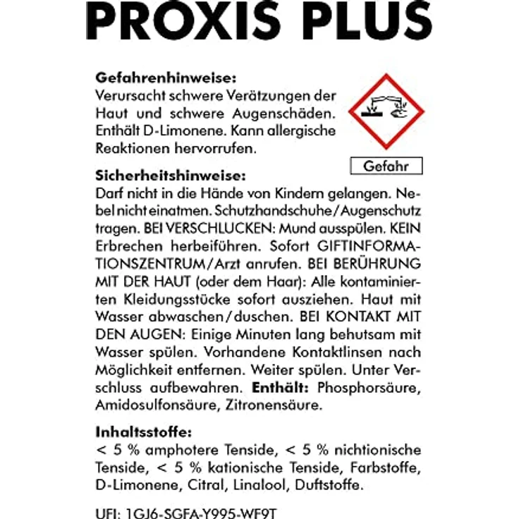 Badreiniger Konzentrat, Sanitärreiniger Konzentrat, Reiniger Bad, Reinigungsmittel Dusche, Reiniger-Konzentrat Badezimmer - ABACUS Badreiniger Power Konzentrat 1000 ml (2325) – Bild 5