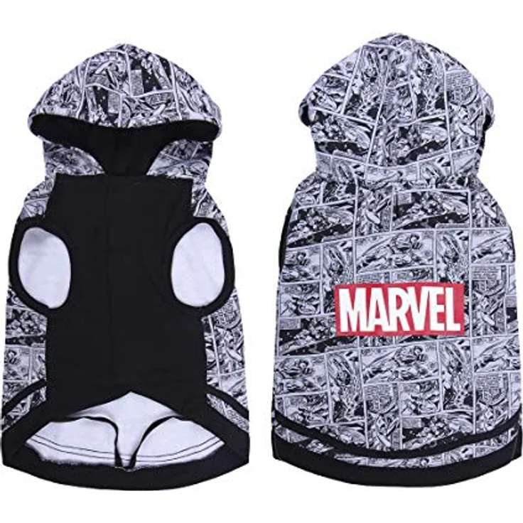 Cerda Marvel Hundepullover, XXS, angerauter Baumwoll-Mix, weich und warm für kleine Hunde – Bild 1