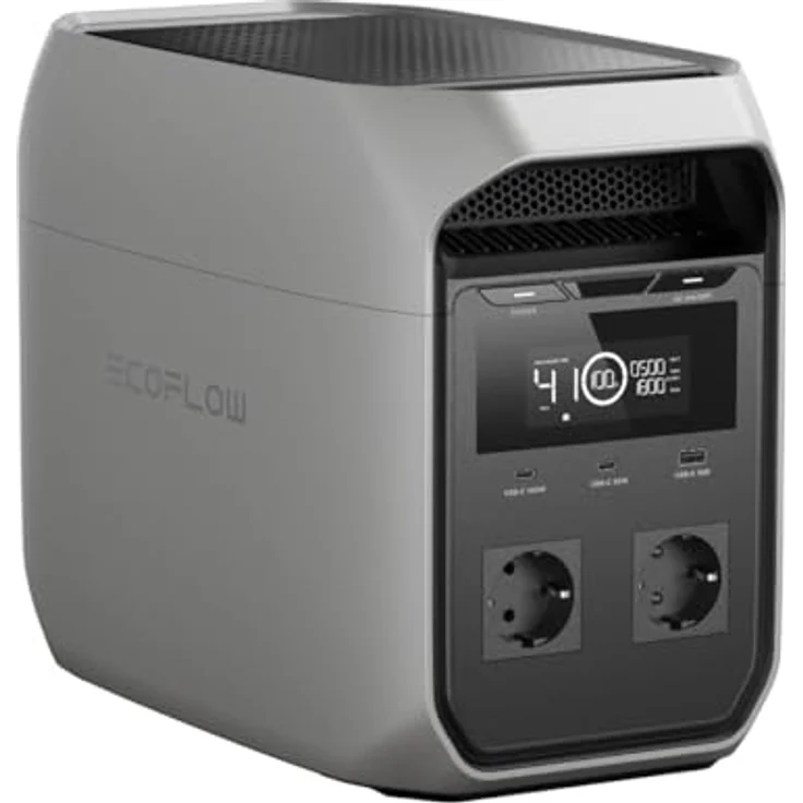 EcoFlow DELTA 3 Classic, Tragbare Stromstation mit 1024 Wh, 2400 W X-Boost, schnelles Laden in 45 Minuten, vielseitige Ladeoptionen, leise Betrieb – Bild 4