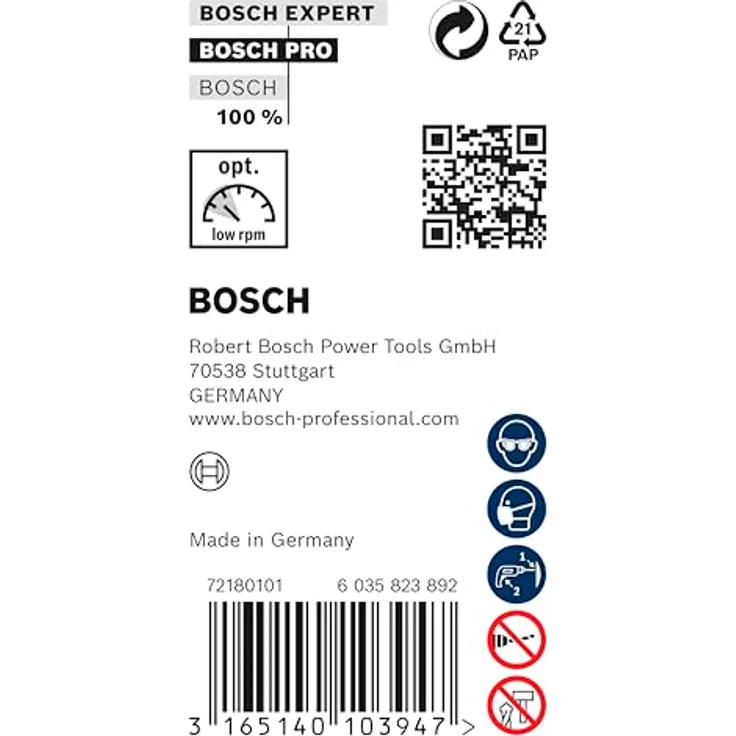 Bosch Schalungs- und Installationsbohrer, SDS Plus, 12 x 400 mm, langlebig für Holz und Metall, HSS – Bild 4