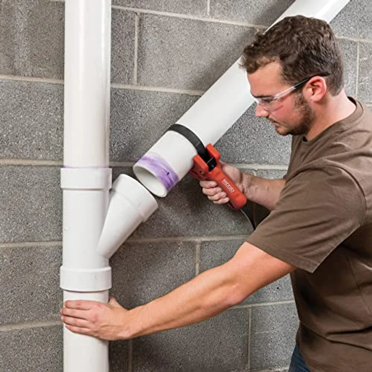Ridgid Rohrmontagehilfe STRAPLOCK, Zange für Kunststoffrohre, 177 mm, max. Rohr-Ø 220 mm, innovativer Schnellverschluss – Bild 9