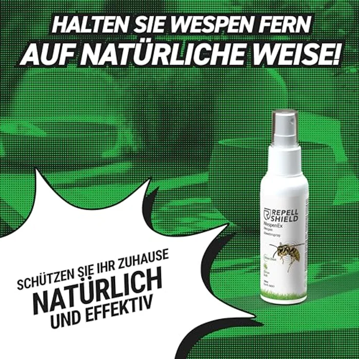 RepellShield® Geraniol Wespenspray, 100ml - Natürlicher Insektenschutz mit Zitrusduft, gegen Wespen und Hornissen – Bild 5