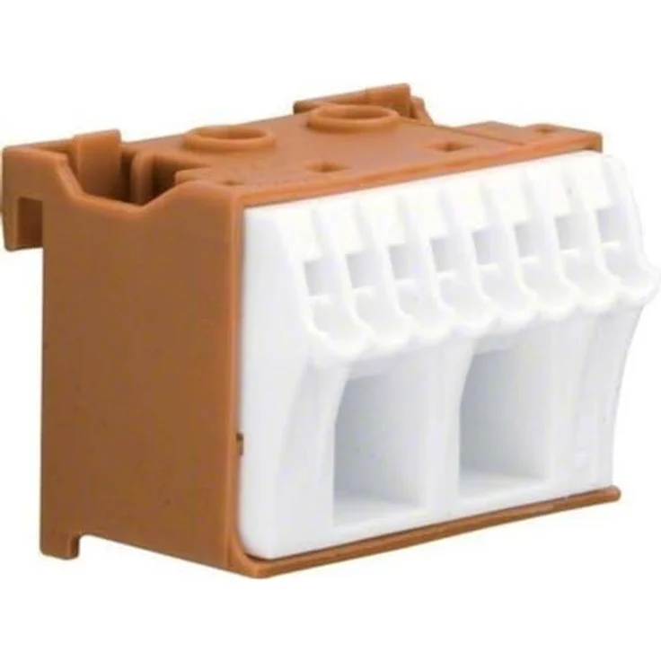Hager KN10P Klemme flexibel, starr, 1 Stück, braun – Bild 2