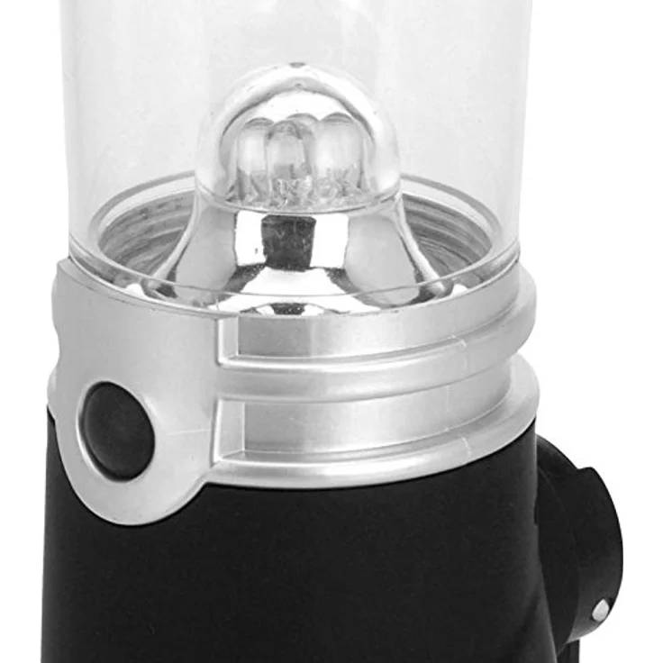 Eaxus® LED Dynamo Camping Laterne - Wasserdichte Notfall Kurbel Lampe, Silber – Bild 4