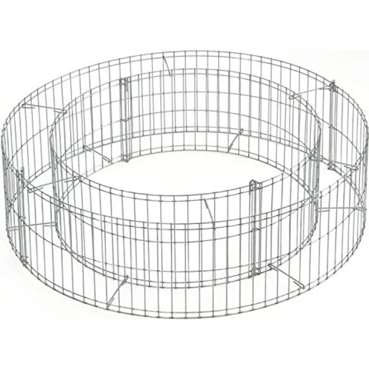 bellissa Gabionen-Lagerfeuerstelle - 95587 - Feuerstelle für Lagerfeuer - Durchmesser 73/51 cm, Höhe 21 cm – Bild 2