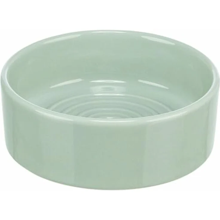Trixie Futterstation für Hunde, grüner Futternapf, Ø 12 cm, 300 ml – Bild 3