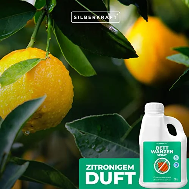 Silberkraft Bettwanzenspray 2 L für Matratzen und Betten, effektiv Bettwanzen bekämpfen, textilfreundliches Anti-Bettwanzen-Spray – Bild 5