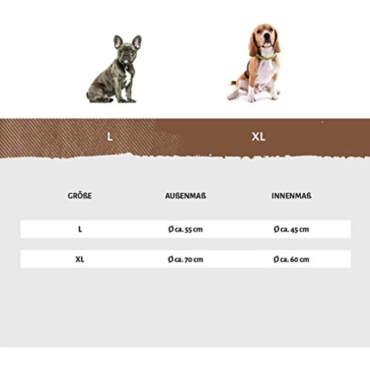Knuffelwuff Höhlenbett Pumbaa Ø 55cm – Bild 3