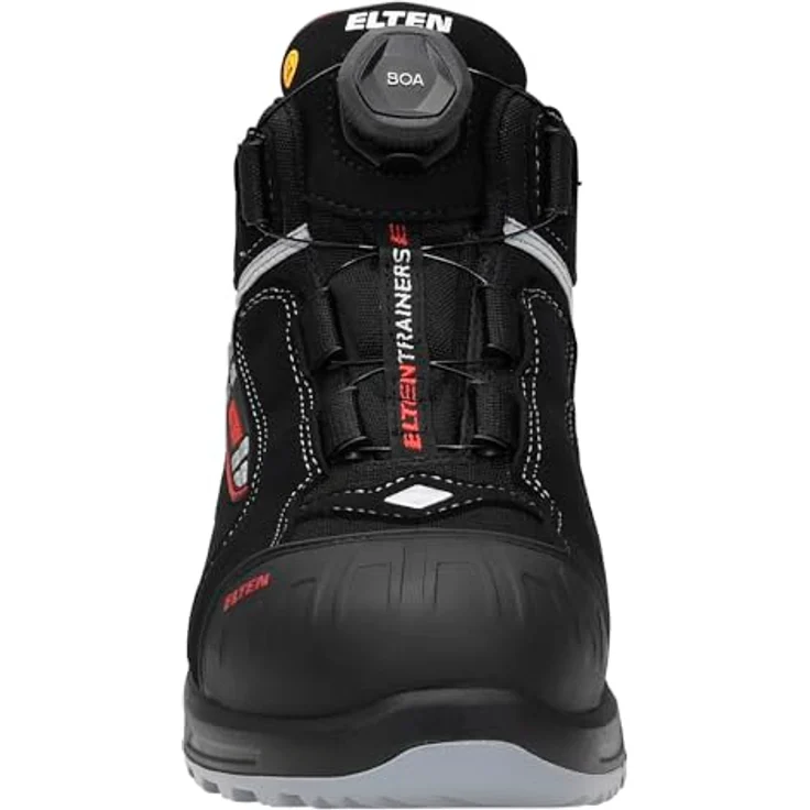 ELTEN SANDER XXT Pro BOA® ESD S3 Arbeitsschuh (1-tlg), Hydrophobierte Mikrofaser, atmungsaktives Textilfutter, schwarz – Bild 2