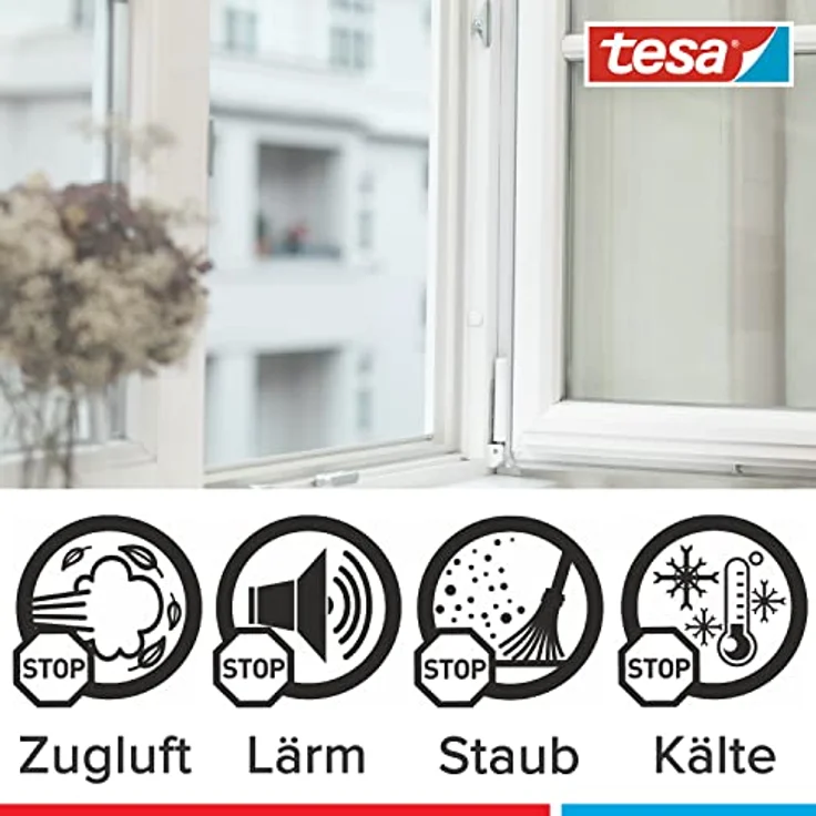 tesa E-Profil-Dichtung braun 6m:9mm tesa 5463 – Bild 2