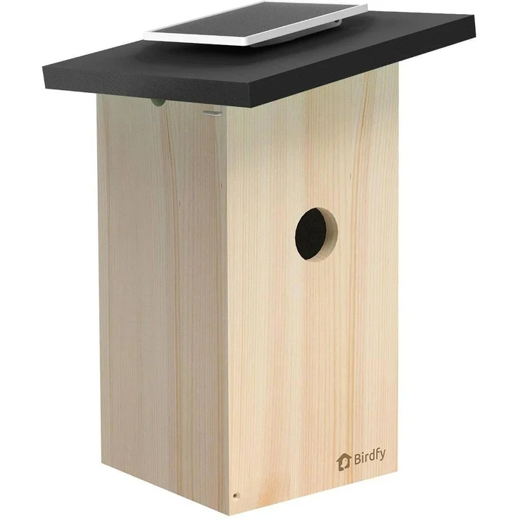 Netvue Vogelhaus Nistkasten mit 1080P HD-Kamera, solare Energiequelle, wetterfestes Design und Lüftungsfunktionen