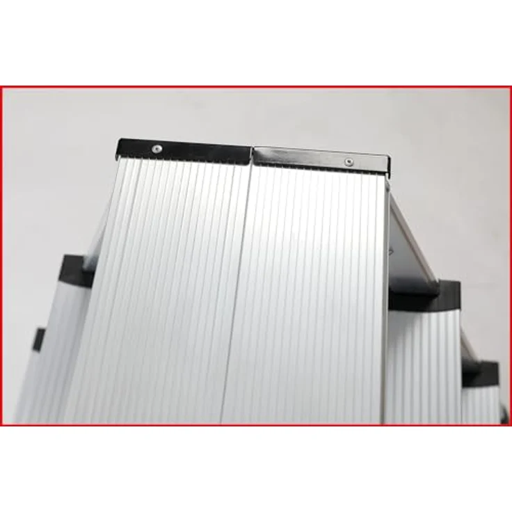 KS Tools Aluminium-Stufen-Stehleiter 800.0965, 62 cm, mit rutschfesten Stufen und gummierten Füßen für sicheren Stand – Bild 9