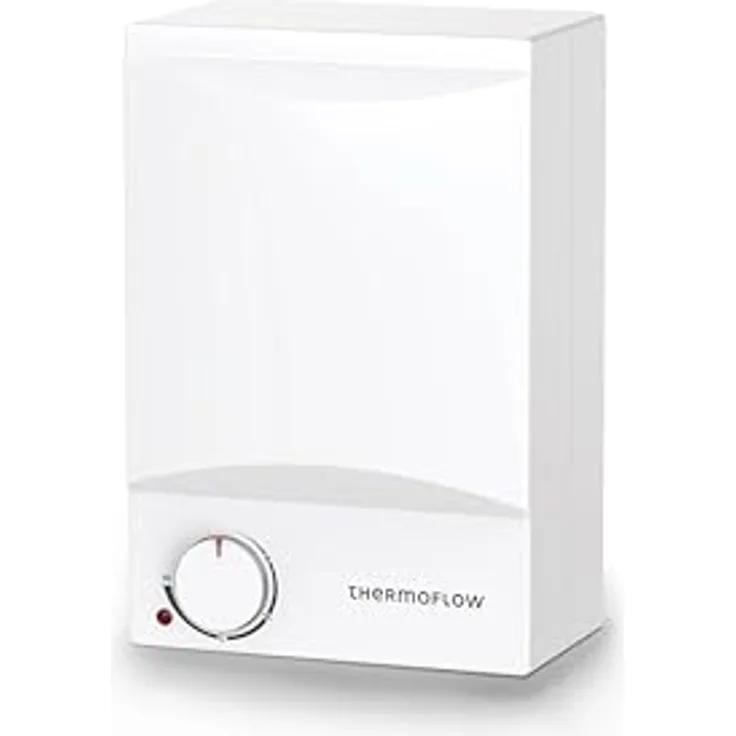 Thermoflow OT5, Boiler Warmwasserspeicher 5 L Obertisch Niederdruck, steckerfertig mit 2 kW und Energiesparmodus
