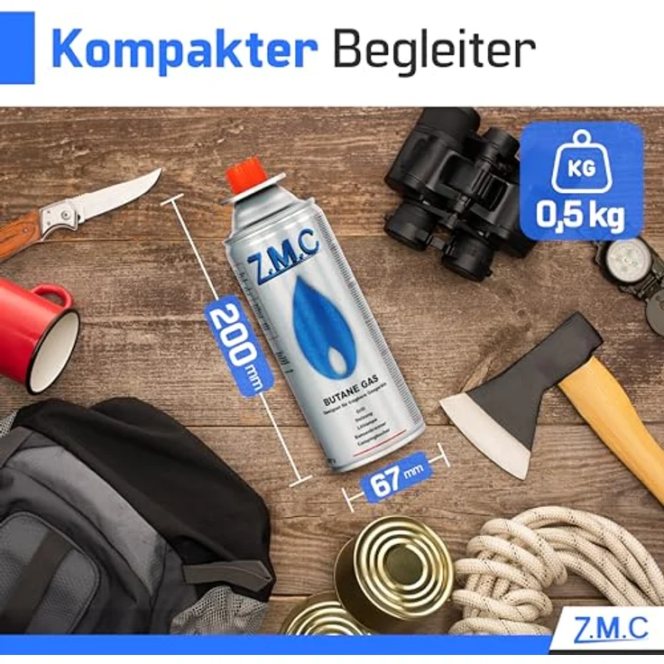 24 Kartuschen Butan Gas Kartusche Butangas Gaskartuschen Bunsenbrenner Campingkocher Gaskocher 227g Silber – Bild 4