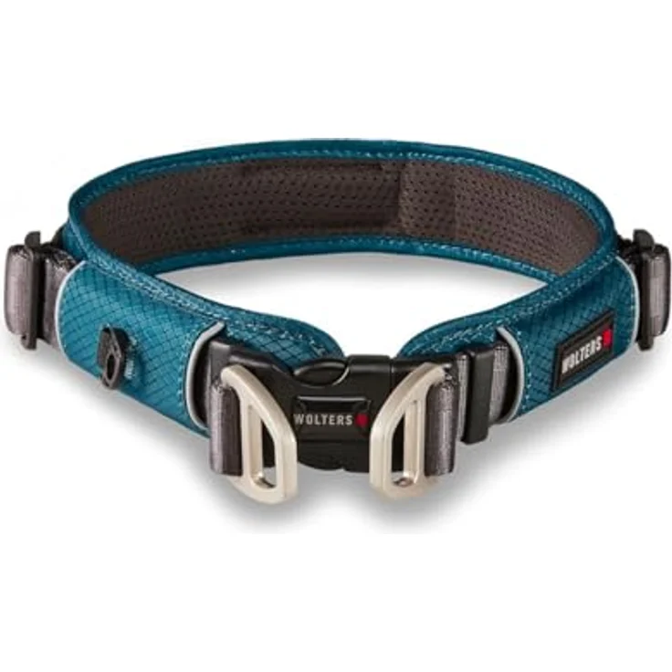 WOLTERS Active Pro Comfort Halsband, Größe 52-59 cm, Farbe Petrol/Anthrazit