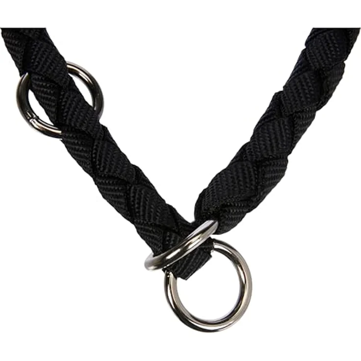 Trixie 143701 Cavo Zug-Stopp-Halsband, S–M: 35–41 cm/ø 12 mm, schwarz – Bild 3