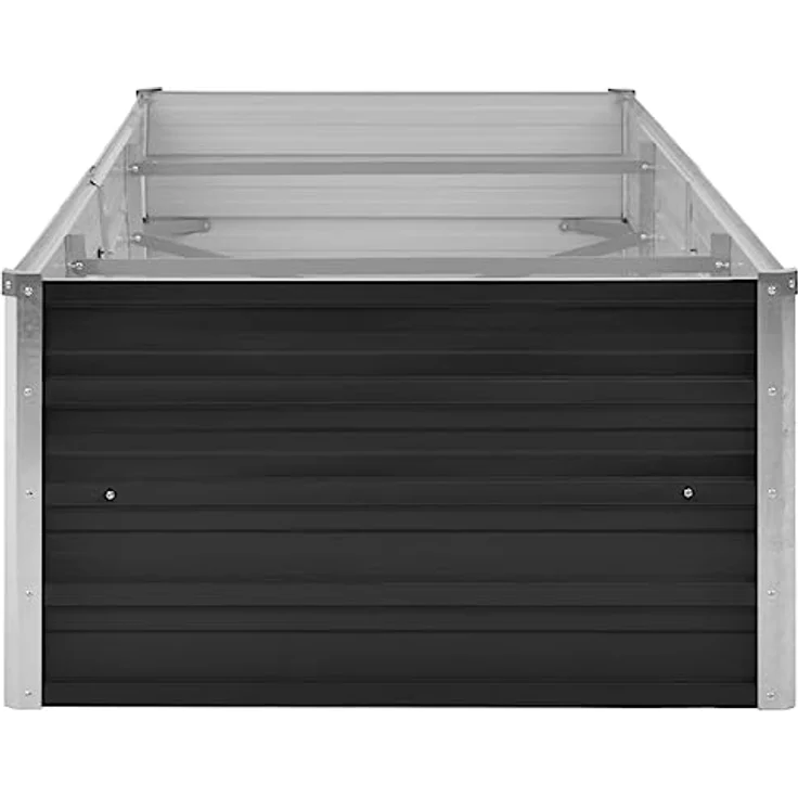 vidaXL Garten-Hochbeet Anthrazit 240 x 80 x 45 cm Verzinkter Stahl – Bild 6