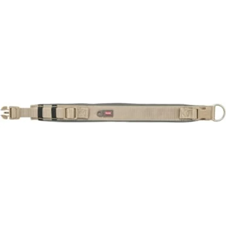 Trixie Hundehalsband Premium Graphit Sand, S/M 33-42 cm, strapazierfähig und bequem – Bild 5