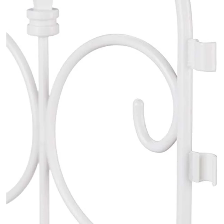 relaxdays Beetbegrenzung 12 x Beetzaun Kunststoff weiß, 30 cm Höhe, wetterfest, 12-teiliges Set zur individuellen Gestaltung - Preisvergleich – Bild 6