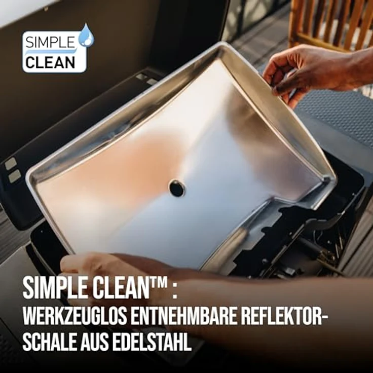 Enders eUrban Pro 2 Turbo Mobil, Elektrogrill mit 2,2 kW Leistung, emailliertem Gussrost und Trolley – Bild 5