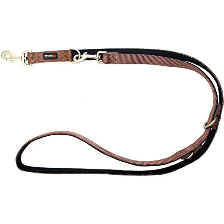 Wolters | Führleine Professional Comfort in Tabac/Schwarz | L 200 cm x B 10 mm