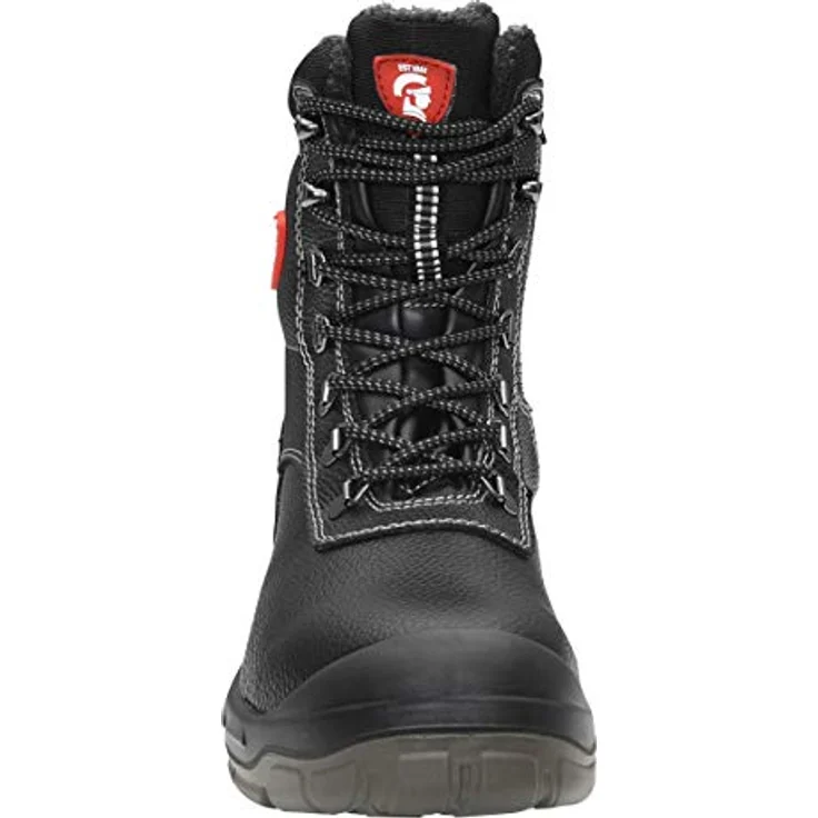 JORI Sicherheitsschuhe JERRY S3 CI, Damen und Herren, Lederschuh, robust, Schwarz, Stahlkappe, Durchtrittschutz, Kälteisolierung, Warmfutter, Winterstiefel - Größe 47 – Bild 2