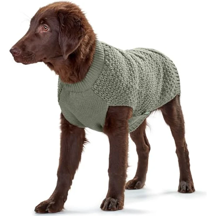 HUNTER Hundepullover Malmö, Größe:45 cm, Farbe:Khaki – Bild 4