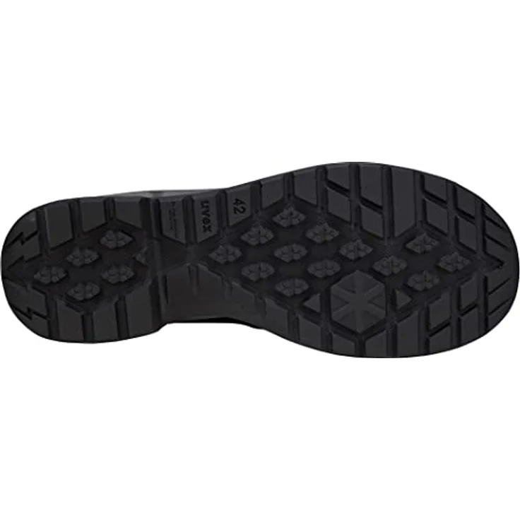 Uvex 2 Trend Boa Halbschuh S1P, Sportlicher Sicherheitsschuh in Schwarz-Grau-Orange mit BOA® Fit System und S1P SRC Schutzklasse – Bild 4