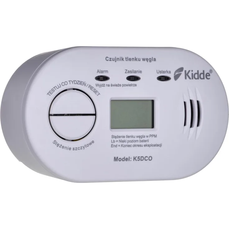 Kidde, Alkoholtester, carbon monoxide detector with screen KIDDE K5DCO
