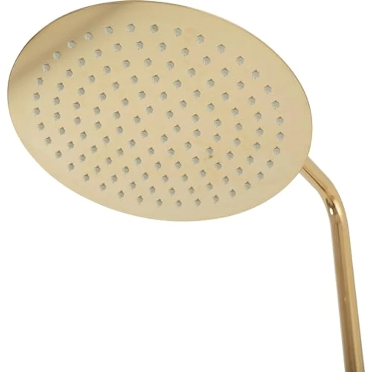 wohnwerk.idee Duschsystem Lungo, Duschgarnitur Regendusche Unterputz in Gold Matt Poliert – Bild 5