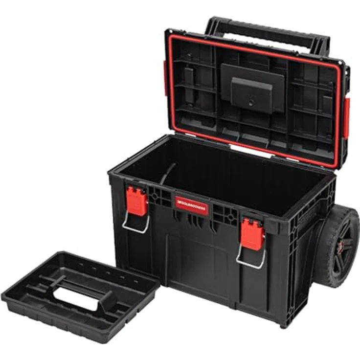 Tool Brothers RHINO XL Cart ECO, mobiler stapelbarer Werkzeugkoffer, 37 l, IP66, 100 kg, 590 x 425 x 660 mm – Bild 5