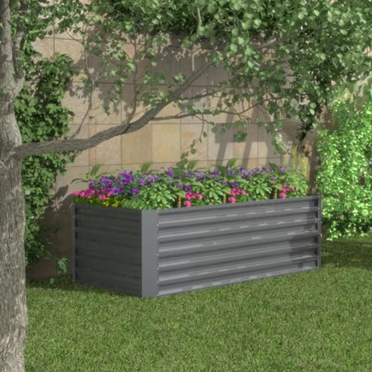 Urban Hochbeet Galdo XL, Hochbeet aus Metall, 180x90 cm, wetterfest und robust – Bild 2