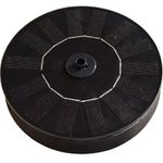 Heissner Springbrunnenpumpe Heissner Solar-Insel Teichpumpen-Set ca.150 l/h (Komplett-Set) - Ideal für Gartenteich, Pools, Vogeltränken, inkl. 7 verschiedenen Wasserspielen, spritzhöhe ca. 30-50 cm, Ø 16cm Höhe 4cm, 4 Abstandshalter (grün)