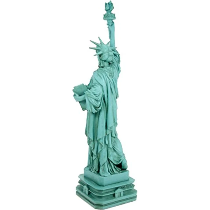 Freiheitsstatue Statue of Liberty grün 32 cm New York Figur Skulptur Deko – Bild 4
