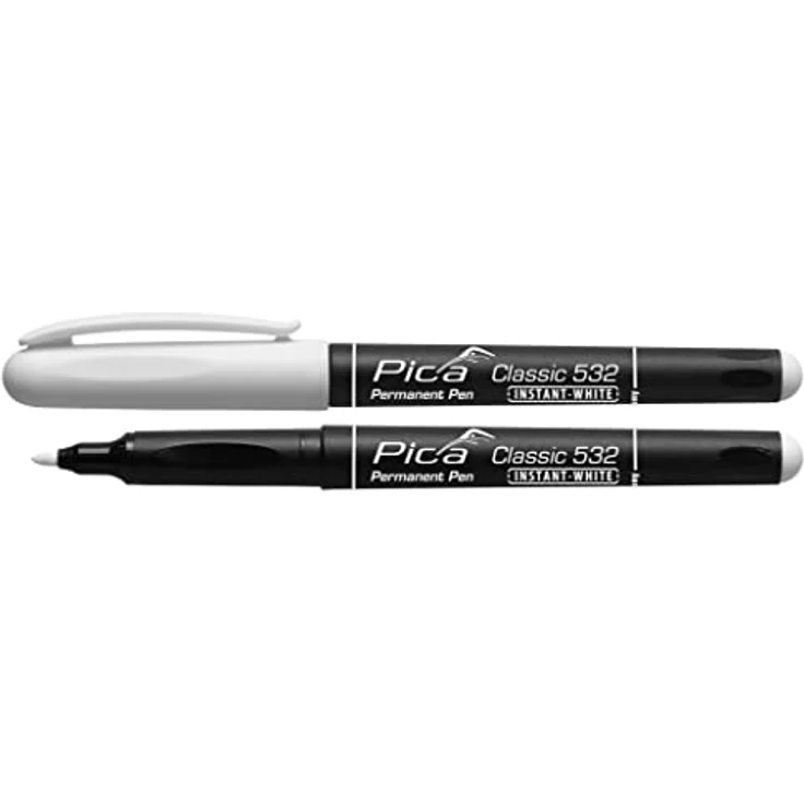 Pica 532/52 Classic 532 Permanent Marker 532/32 INSTANT-White Strichbreite 1-2 mm Rundspitze – Bild 1