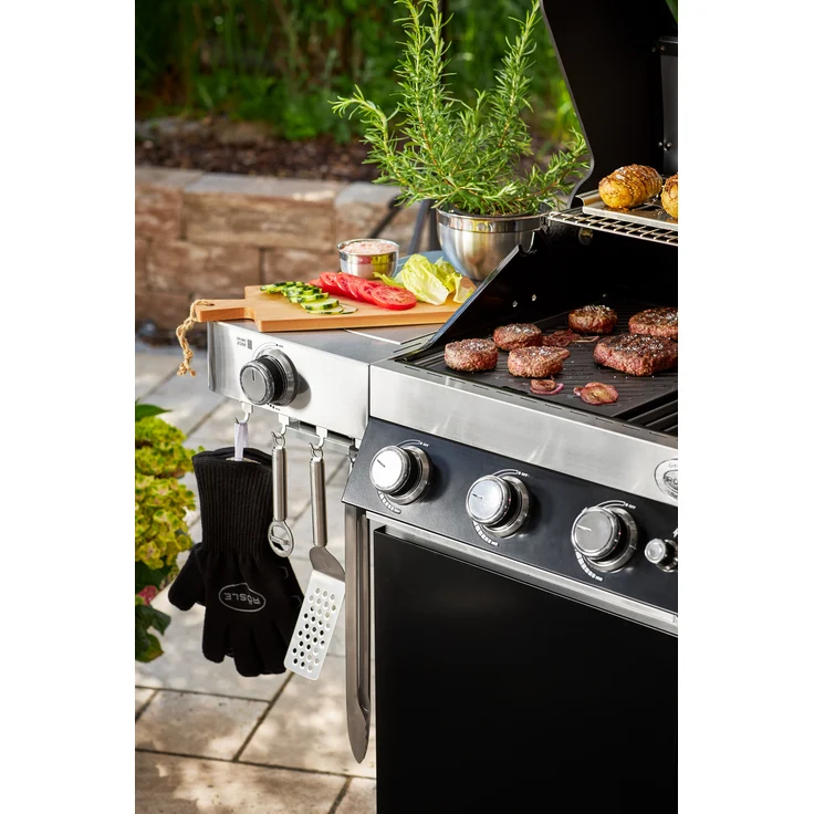 RÖSLE Premium-Grillhandschuhe, Hochwertige Handschuhe zum Schutz vor Verbrennungen, atmungsaktiv und temperaturbeständig bis 350°C, Meta-Aramid, Baumwoll-Innenfutter – Bild 7