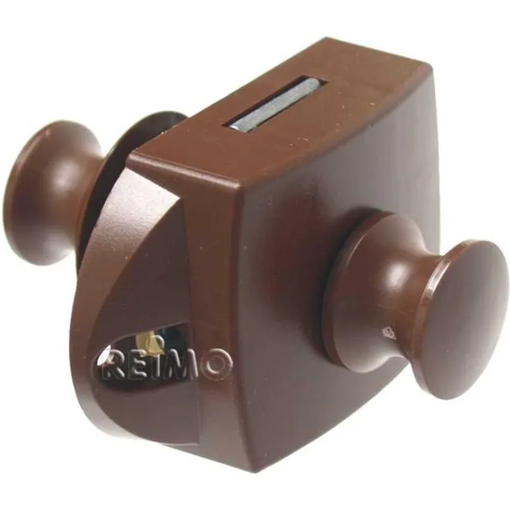 Reimo Push-Lock beidseitig betätigbar braun